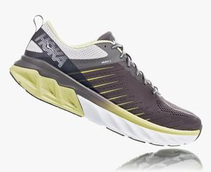 Hoka Arahi 3 Men's Road Running Shoes Grey/Brown | DXBT-16530