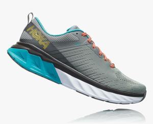 Hoka Arahi 3 Men's Road Running Shoes Grey/Blue | FRAX-71469