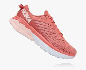 Hoka Arahi 4 Men's Stability Running Shoes Pink/Red | TXCN-48259