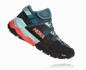 Hoka Arkali Women's Hiking Shoes Black/Blue | NKIV-96472