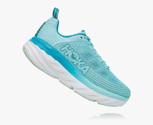 Hoka Bondi 6 Men's Road Running Shoes Light Blue | KERA-39216