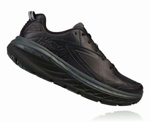 Hoka Bondi Wide Women's Road Running Shoes Black | FAEZ-50379