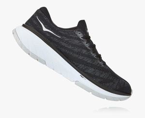 Hoka Cavu 3 Men's Road Running Shoes Black/White | HTCO-95270