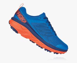 Hoka Challenger ATR 5 Men's Trail Running Shoes Blue/Red | AEPU-74168