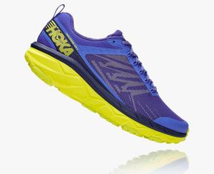 Hoka Challenger ATR 5 Men's Trail Running Shoes Blue/Yellow | IEFZ-28501