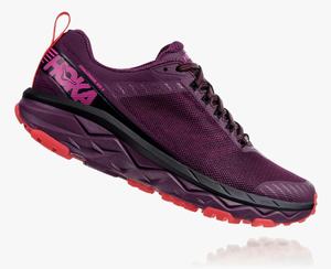 Hoka Challenger ATR 5 Women's Trail Running Shoes Purple/Red | MGLY-89703