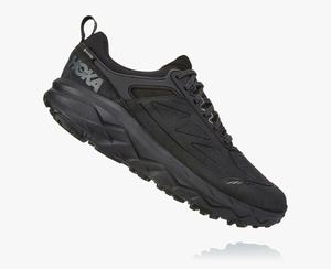 Hoka Challenger Low GORE-TEX Men's Trail Running Shoes Black | YKPE-96153