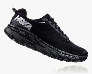 Hoka Clifton 6 Men's Road Running Shoes Black | OIGH-75639