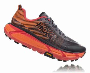 Hoka EVO Mafate 2 Men's Trail Running Shoes Black/Red | EHQB-30147