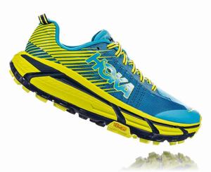 Hoka EVO Mafate 2 Women's Trail Running Shoes Blue/Yellow | EJCS-07519