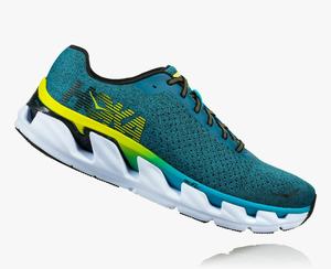 Hoka Elevon Men's Road Running Shoes Blue/Black | WCSZ-54298