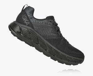 Hoka Gaviota 2 Men's Walking Shoes Black | PHOA-75304