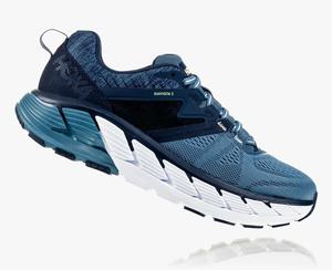 Hoka Gaviota 2 Men's Walking Shoes Blue | BCIU-69124