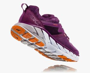 Hoka Gaviota 2 Men's Walking Shoes Purple/Orange | XHKG-37162