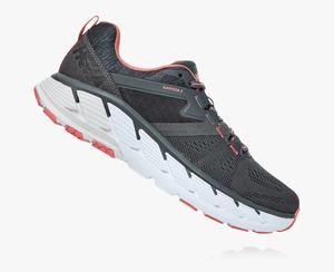 Hoka Gaviota 2 Women's Walking Shoes Black/Pink | EIVT-85037