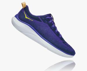 Hoka Hopara Flow Wide Women's Road Running Shoes Blue/Purple | KCGV-31826