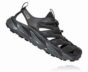 Hoka Hopara Men's Hiking Sandals Black | ERAV-64059