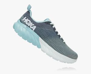 Hoka Mach 3 Women's Road Running Shoes Blue/Light Green | HAVI-76810