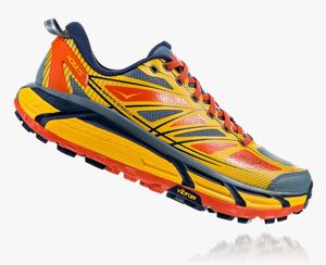 Hoka Mafate Speed 2 Men's Trail Running Shoes Gold/Blue | KGWI-97468