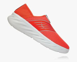 Hoka Recovery Shoes Recovery Men's Recovery Shoes Red/Grey | ZJXU-54670