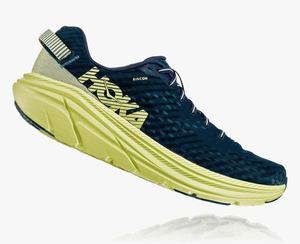 Hoka Rincon Men's Road Running Shoes Blue/Brown | RFKT-45072