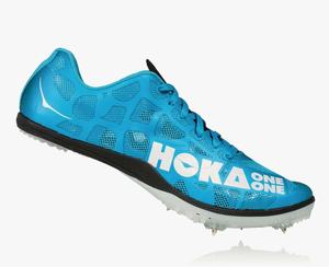 Hoka Rocket MD Men's Spikes Shoes Blue/Black | NJGL-86304