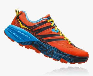 Hoka Speedgoat 3 Men's Trail Running Shoes Orange | MUJL-27839