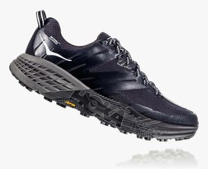 Hoka Speedgoat 3 Waterproof Women's Trail Running Shoes Black/White | QOEG-19725