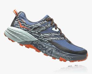 Hoka Speedgoat 3 Waterproof Women's Trail Running Shoes Blue/Black | YEDN-17982