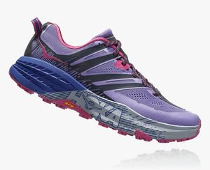 Hoka Speedgoat 3 Women's Trail Running Shoes Purple/Black | ONUV-74359