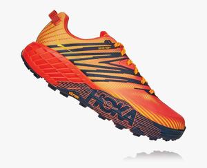 Hoka Speedgoat 4 GORE-TEX Men's Hiking Shoes Red/Gold | OXDT-67531