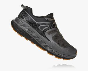 Hoka Stinson ATR 5 Men's Trail Running Shoes Black/Grey | HFPL-41903