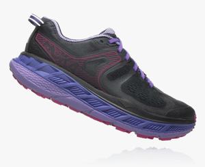 Hoka Stinson ATR 5 Women's Trail Running Shoes Black/Purple | NRLI-05973