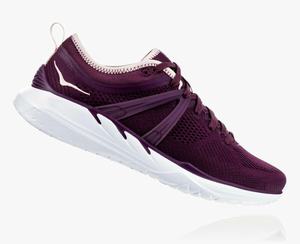 Hoka Tivra Women's Road Running Shoes Purple/White | EACT-31590