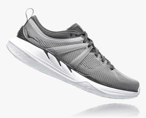 Hoka Tivra Women's Road Running Shoes Silver/Grey | SRHY-38209