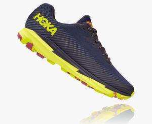 Hoka Torrent 2 Women's Trail Running Shoes Blue/Yellow | TPJZ-64805