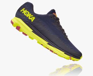 Hoka Torrent 2 Women's Trail Running Shoes Blue/Yellow | ZBSP-51694